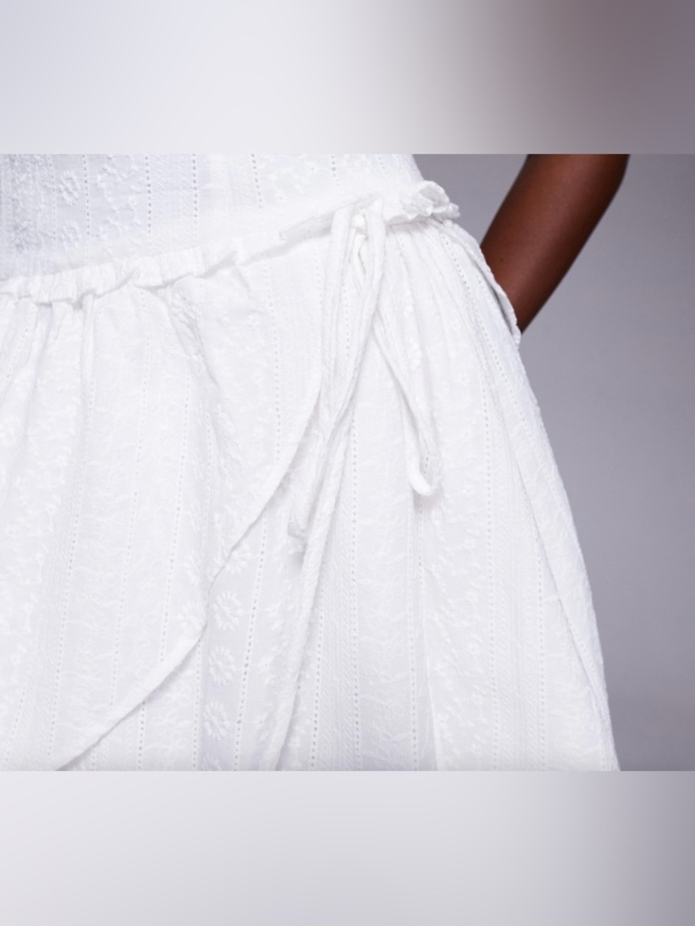 Princess PollyWhite Sleeveless Mini Dress with Tie Detail - Picture 2 of 7